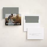 "Broadcast" - Holiday Cards in Snow by Amy Kross - Assembled