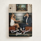 "Cin-Cin" - Holiday Cards in Snow by Kate Ahn - Front