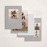 "Cin-Cin" - Holiday Cards in Snow by Kate Ahn - Back of Card Options