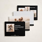 "Statement Year" - Holiday Cards in Snowball by Jessica Williams - Back of Card Options