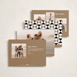 "Vintage Snapshot" - Holiday Cards in Noir by Jackie Crawford - Back of Card Options