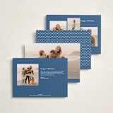 "Preppy Seaside" - Holiday Cards in Ocean by Stacey Meacham - Back of Card Options