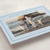 "Preppy Seaside" - Holiday Cards in Ocean by Stacey Meacham - Detail