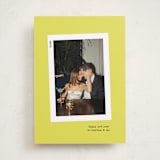 "bold neon" - Holiday Cards in Lemon by Kristen Knechtel - Front