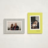 "bold neon" - Holiday Cards in Lemon by Kristen Knechtel - Photo Orientation Options
