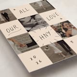 "Checkers" - Holiday Cards in Ink Press by Ani Somi - Detail