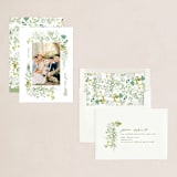 "green wisps" - Holiday Cards in Greenery by Phrosné Barwood - Assembled