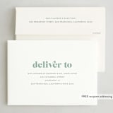 "the cheer is here" - Holiday Cards in Snow by Sara Hicks Malone - FREE Recipient Addressing