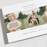 "modern minimalist" - Holiday Cards in Crisp Snow by Kate Ross - Detail