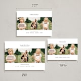"modern minimalist" - Holiday Cards in Crisp Snow by Kate Ross - Formats Available