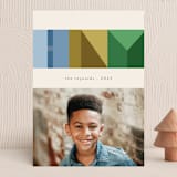 "Mod Letters" - Holiday Cards in Forest by Morgan Kendall - Front