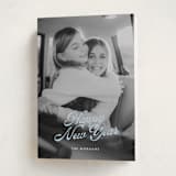 "Sideways" - Holiday Cards in Bluebell by AK Graphics - Folded Card