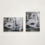 "Sideways" - Holiday Cards in Bluebell by AK Graphics - Photo Orientation Options