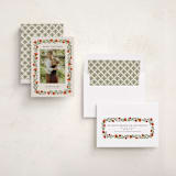 "wreath wrap" - Holiday Cards in Candied Apple by Jen Owens - Assembled