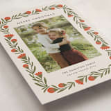 "wreath wrap" - Holiday Cards in Candied Apple by Jen Owens - Detail