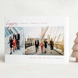 "happy year" - Holiday Cards in Holly Berry by Kasia Labocki - Folded Card