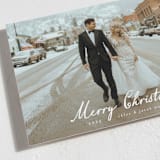 "Winter Greetings" - Holiday Cards in Snow by Ashley Iwafuchi - Detail