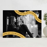 "Wavy Lines" - Holiday Cards in Sunny by Kelsey Mucci - Front