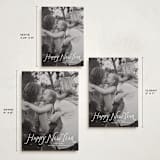 "Handwritten happy" - Holiday Cards in Penguin by Lea Delaveris - Formats Available