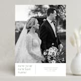 "new last name" - Holiday Cards in Sage by Bramble Studio - Front