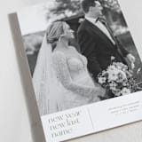 "new last name" - Holiday Cards in Sage by Bramble Studio - Detail