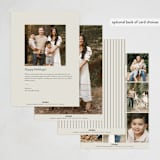 "Corners" - Holiday Cards in Mist by Robert and Stella - Back of Card Options