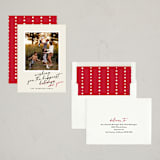 "All Good Wishes" - Holiday Cards in Holly Berry by Louise Kay - Assembled