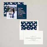 "Resolution" - Holiday Cards in Navy by Erica Krystek - Assembled