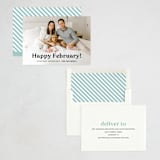 "happy February" - Holiday Cards in Onyx by Sara Hicks Malone - Assembled
