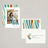"peace out" - Holiday Cards in Mint by Megan Davis - Assembled