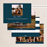 "let there be hugs" - Holiday Cards in Waves by Leah Ragain - Back of Card Options
