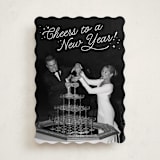 "Lively Note" - Holiday Cards in Snow by Kate Ahn - Front