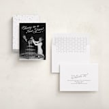 "Lively Note" - Holiday Cards in Snow by Kate Ahn - Assembled