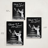 "Lively Note" - Holiday Cards in Snow by Kate Ahn - Formats Available