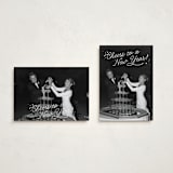 "Lively Note" - Holiday Cards in Snow by Kate Ahn - Photo Orientation Options