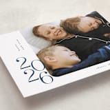 "Minimalist New Year" - Holiday Cards in Navy by Ana de Sousa - Detail