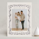 "Swirled" - Holiday Cards in Ink by Petra Kern - Front