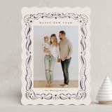 "Swirled" - Holiday Cards in Ink by Petra Kern - Front