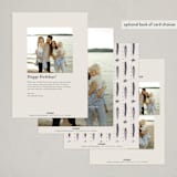 "Swirled" - Holiday Cards in Ink by Petra Kern - Back of Card Options