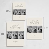 "Montage" - Holiday Cards in Champagne by Yaling Hou Suzuki - Formats Available