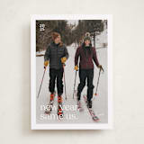 "Thin Border" - Holiday Cards in Snow by Olivia Williams - Front