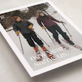 "Thin Border" - Holiday Cards in Snow by Olivia Williams - Detail