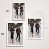 "Thin Border" - Holiday Cards in Snow by Olivia Williams - Formats Available