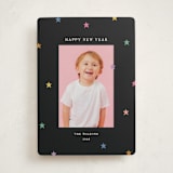 "Tiny Star Confetti" - Holiday Cards in Midnight by Kercia Jane - Front