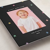 "Tiny Star Confetti" - Holiday Cards in Midnight by Kercia Jane - Detail