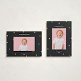 "Tiny Star Confetti" - Holiday Cards in Midnight by Kercia Jane - Photo Orientation Options
