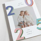 "Modern Year" - Holiday Cards in Candy by Kelly Watkins - Detail