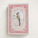 "cheerful frame" - Holiday Cards in Peppermint by Lucrecia Caporale - Folded Card
