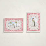"cheerful frame" - Holiday Cards in Peppermint by Lucrecia Caporale - Photo Orientation Options
