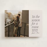 "New view" - Holiday Cards in Vanilla by Lea Delaveris - Front